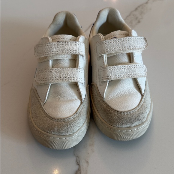 Kids White and Blue Sneakers Veja size 10 - Picture 2 of 5